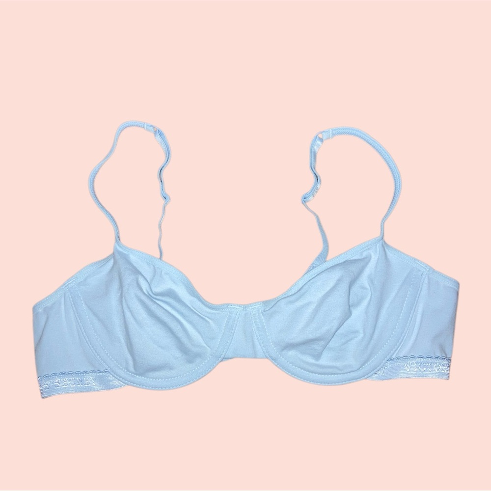 Vintage Baby Blue Bra